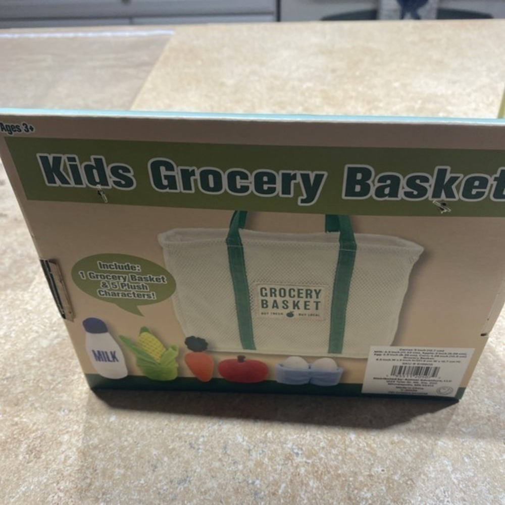 Kids Grocery Basket, 5 Plush Characters Included‎ 3 + 695 - Picture 4 of 5